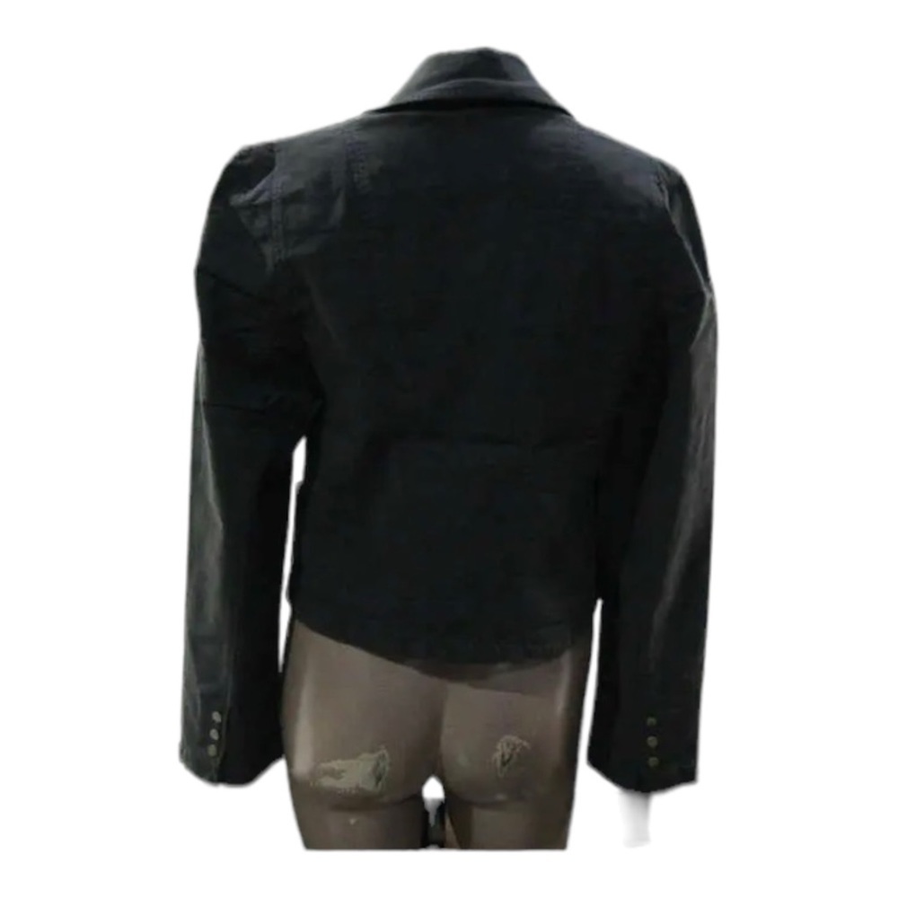 Anthropologie Black Structured Button Blazer Jack… - image 14